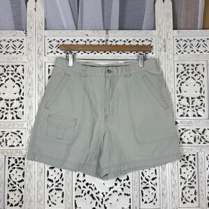 Columbia Beige Cargo Shorts Sz‎ Womens 14 Hiking Outdoors Casual Utility